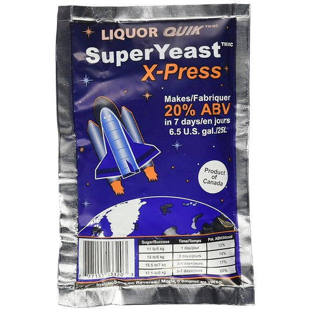 Turbo Yeast X-Press 20% Alcohol Yeast (135 gr | 4.8 oz.)