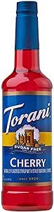 Torani Sugar Free Cherry Syrup - 750ml