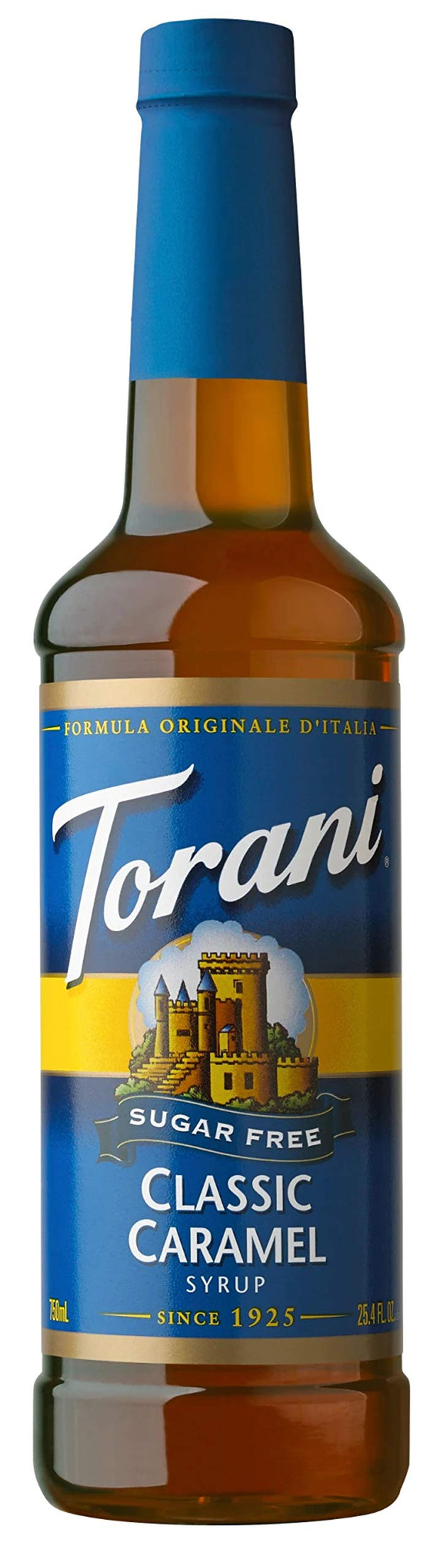 Torani Sugar Free Classic Caramel Syrup - 750ml