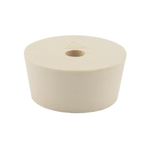 Rubber Stopper Bung Drilled - #6.5