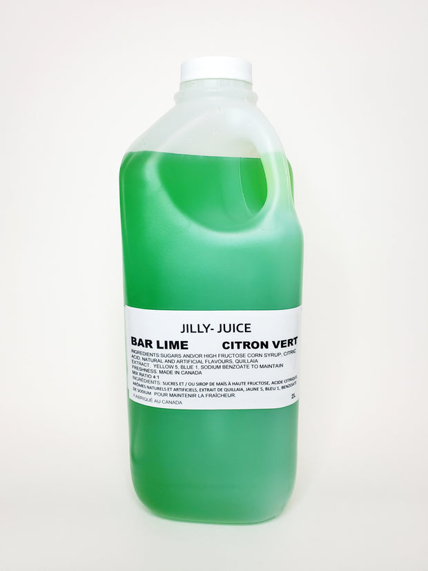 Jilly-Juice Bar Lime Syrup